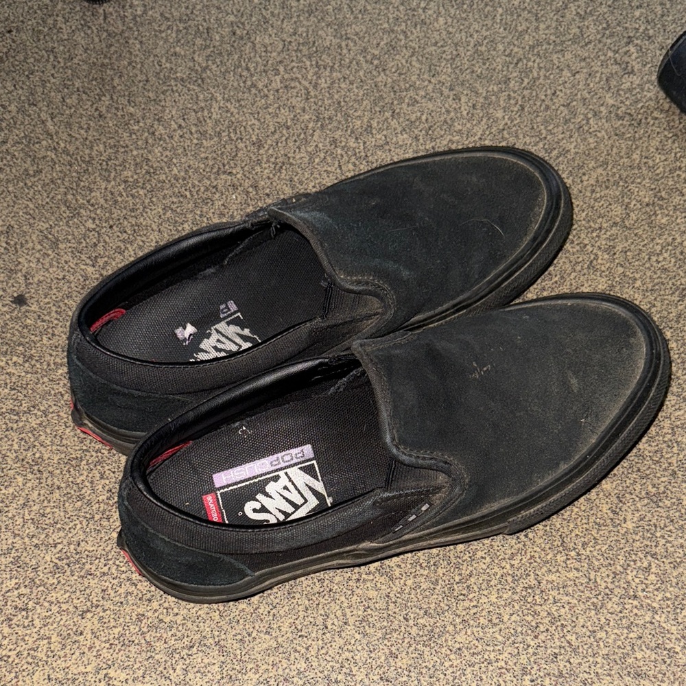 Vans Skate Classic Black Slip-Ons